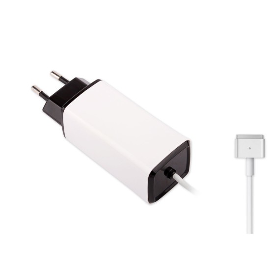 -Color, Apple MacBook 85W MagSafe 2 Mini Adaptör - Beyaz