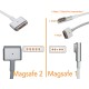 -Color, Apple MacBook 45W-60W MagSafe 2 Mini Adaptör - Siyah