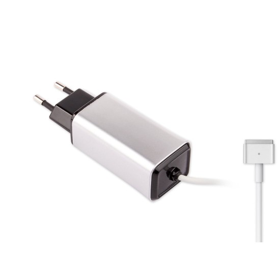 -Color, Apple MacBook 45W-60W MagSafe 2 Mini Adaptör - Silver